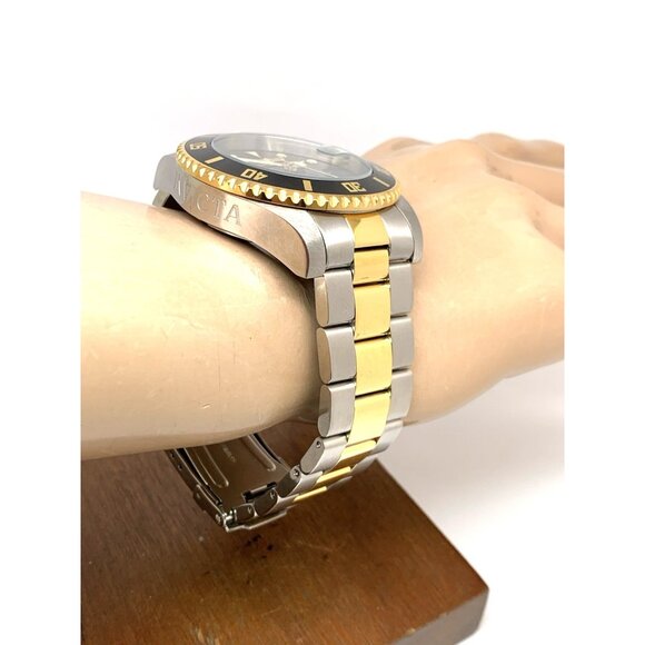 Invicta Men's Watch 36973 Pro Diver Automatic Black Dial Two Tone Steel 44mm - Picture 13 of 15